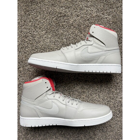 Air Jordan 1 Nouveau Medium Beige Pure Platinum Size 15 Men's - Picture 2 of 8